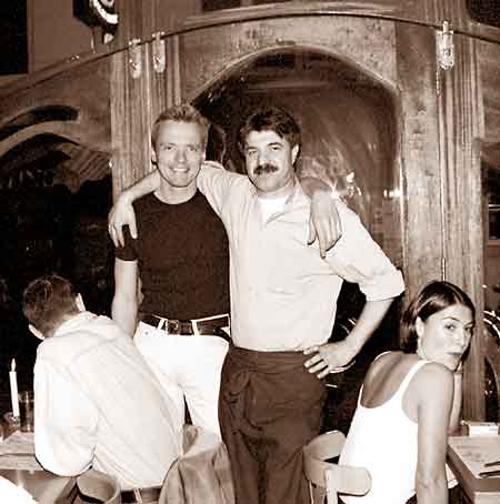 Peter & Sebastian at Saturnino 
Restaurant, Amsterdam    
