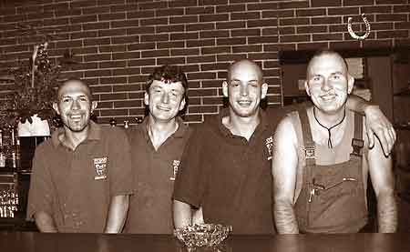 Some of the staff at Steam Sauna, Berlin  