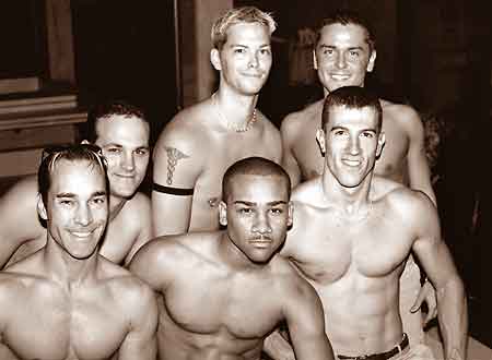 Swinging Richard's dancers
(front, l-r) Erik, Ansley, Allan,
(rear) Luke, Bo, Cameron   