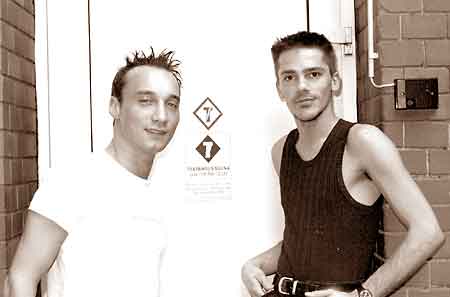 Ralf and Oliver of Treibhaus Sauna, Berlin