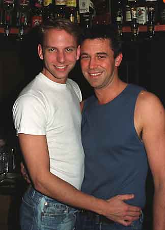 Bastiaan with friend at April