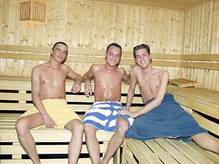 Dirk, Ralf, & Micha of Treibhaus Sauna, Berlin