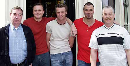 The boys at Amstel Taveerne