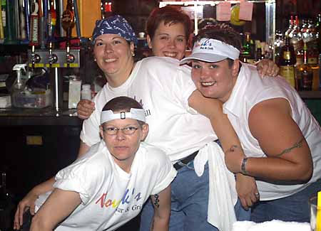 Chris, Melissa, Sarah, & Dee at Novak�s