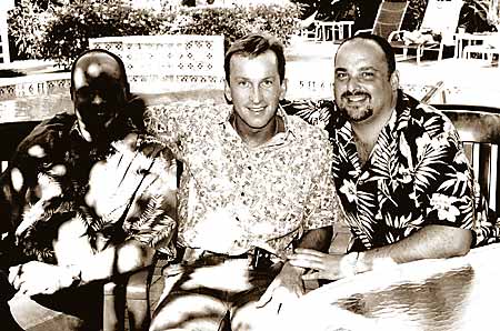 The Royal Palms�s host Richard with GM Jeff