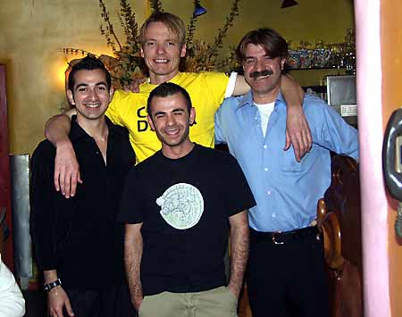 Jos�, Peter, Sebastian, & Luca at Saturnino