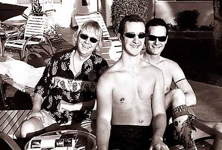 INNdulge host John (l) with guests Ted and Eric