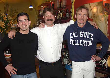 Juan, Sebastian Saturnino, and Peter at Saturnino 