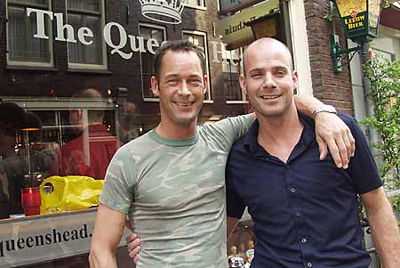 Don and Andr� of Queen's Head 