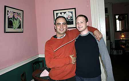 Philip & Brad at Petunia's Restaurant