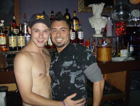 The bar staff at Providence Eagle