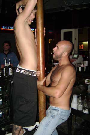 Providing the sizzle at Cafe Lafitte in Exile, New Orleans