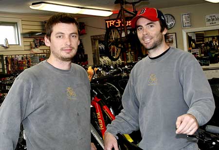 Jeff and Andrew of Ptown Bikes