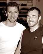 At the Boy's Bazaar boutique: Emmanuel & Laurent