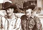 Double duty: Randy Riggs & Denny 
Dewberry of Inntrigue, Palm Springs, 
also produce  and promote Randy's 
Country/Western career
