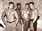 The men of Sensually Certified All-Male 
Revue  