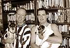 Casey with Eddie and Ron with Buster at Camp Palm Springs