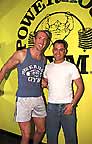 Eric and Eddie, at the gym