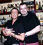 Yves and Bernd at Camp Cafe