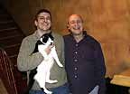 Al (with cat Charlie) & Jay  at Chelsea Pines Inn