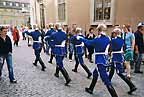 A contingent of Royal Palace guards-- a number of them women!