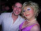 'Mr. Gay Dublin' Keith with Diva Dolly at The Front Lounge