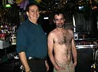 Owner Richard with bartender Johnny at The Shed / Man's Complex, Cleveland