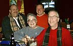 Roger, Ed, Greg, Wayne at Q Bar, Columbus