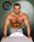 Strong but friendly: Sauna Oasis masseur Marc