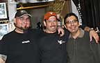 James, owner Tony, & manager Tom at Leather Masters, San Jose
