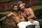 Raging Stallion's Steve Cruz with friend Rob at the House of Blues
